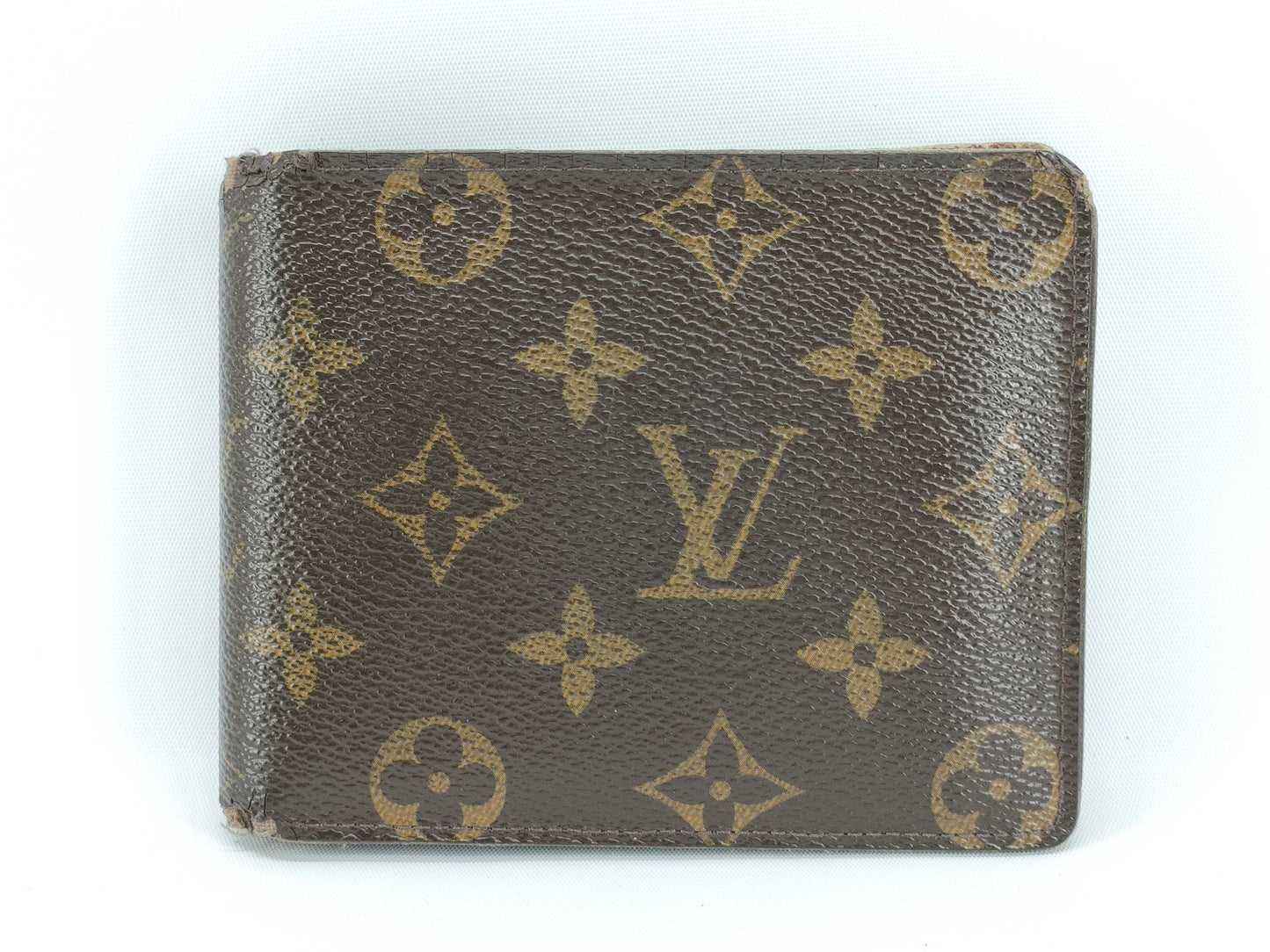 LOUIS VUITTON Monogram Vuitton Monogram Men's Bi-Fold Wallet with Pass Case Wallet