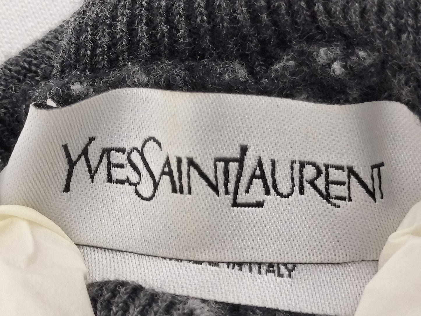 Yves Saint Laurent Knitted Turtle Top