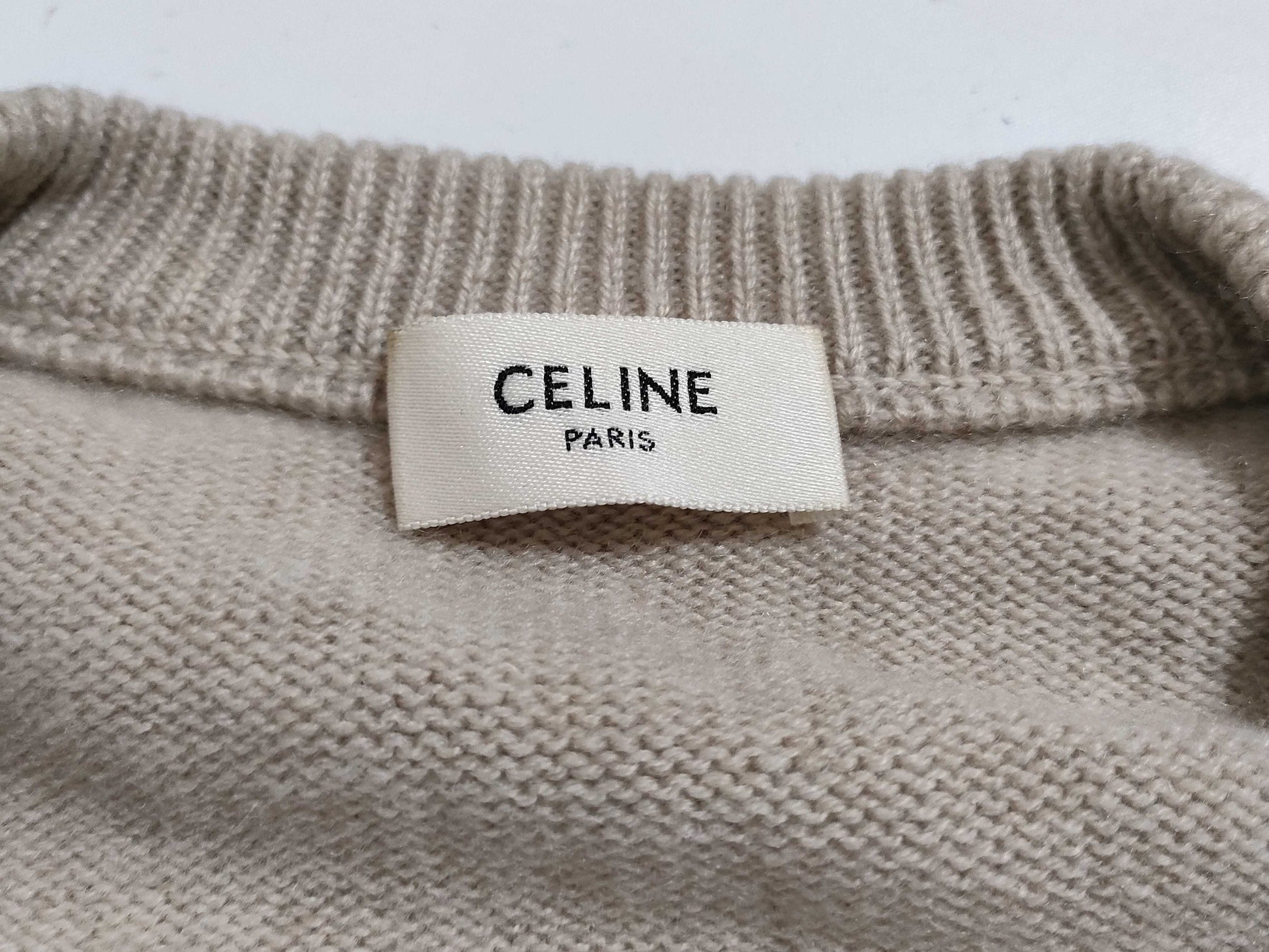 HERMES 100% Cashmere Sarkey Carriage Embroidery CELINE Current Eddie Knitted Cashmere Tops