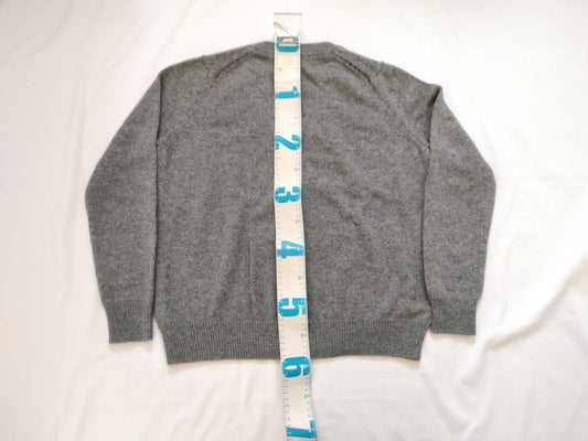 CELINE 100% Cashmere Sarkey Carriage Embroidery CELINE Current Eddie Knitted Cashmere Tops