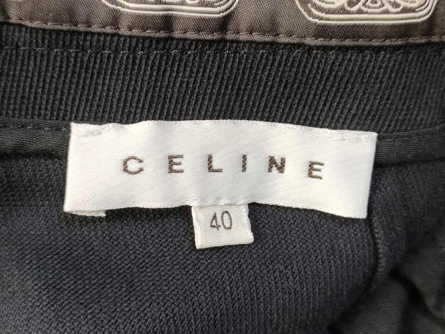 CELINE Triomphe Fittings CELINE Skirt Black Skirt