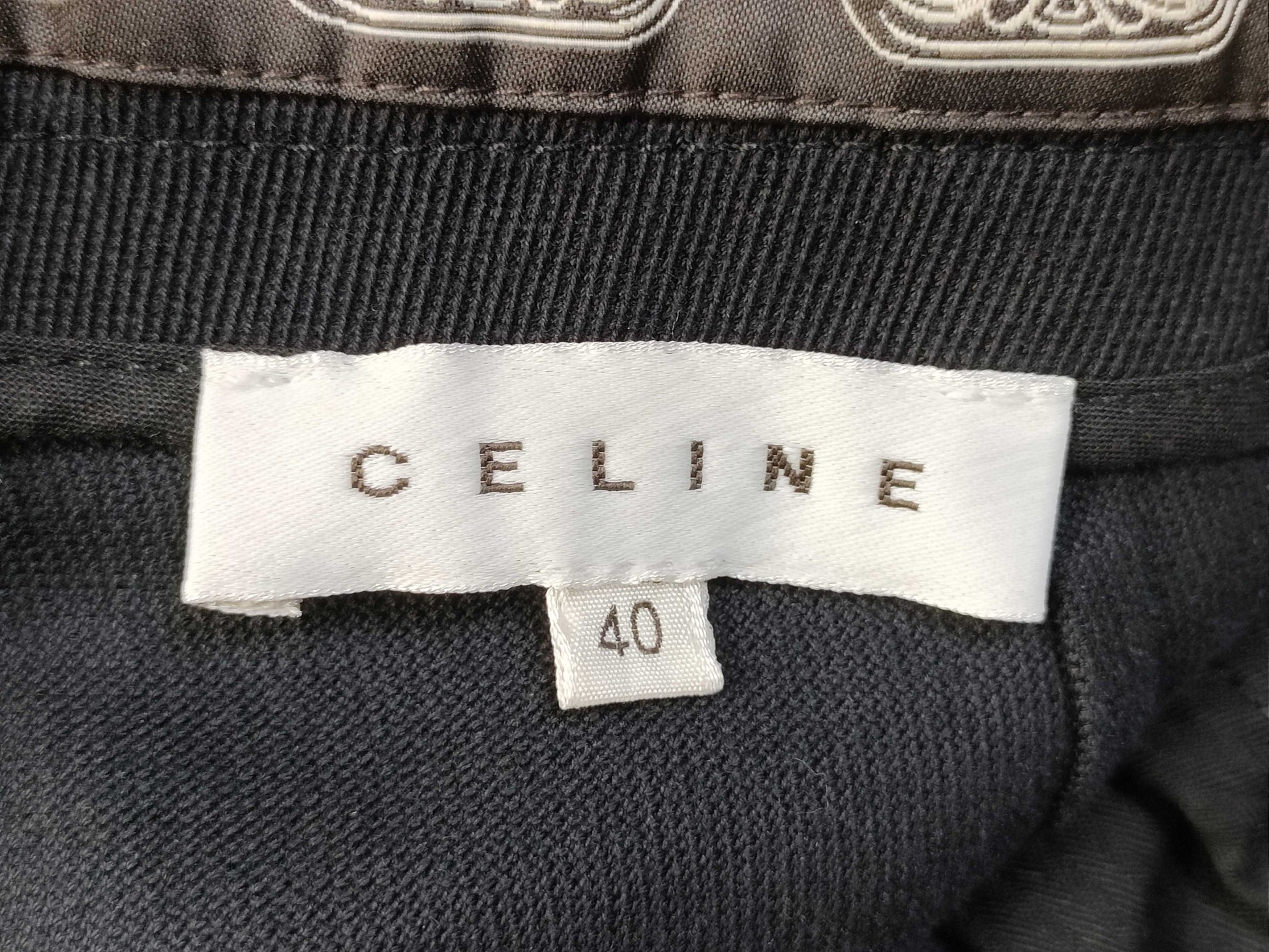 CELINE Triomphe Fittings CELINE Skirt Black Skirt