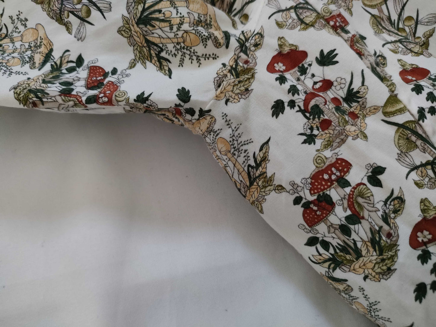 GUCCI GG Button Gucci Shirt Mushroom Print Mushroom GG Cufflinks Shirt