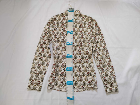 GUCCI GG Button Gucci Shirt Mushroom Print Mushroom GG Cufflinks Shirt