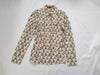 GUCCI GG Button Gucci Shirt Mushroom Print Mushroom GG Cufflinks Shirt