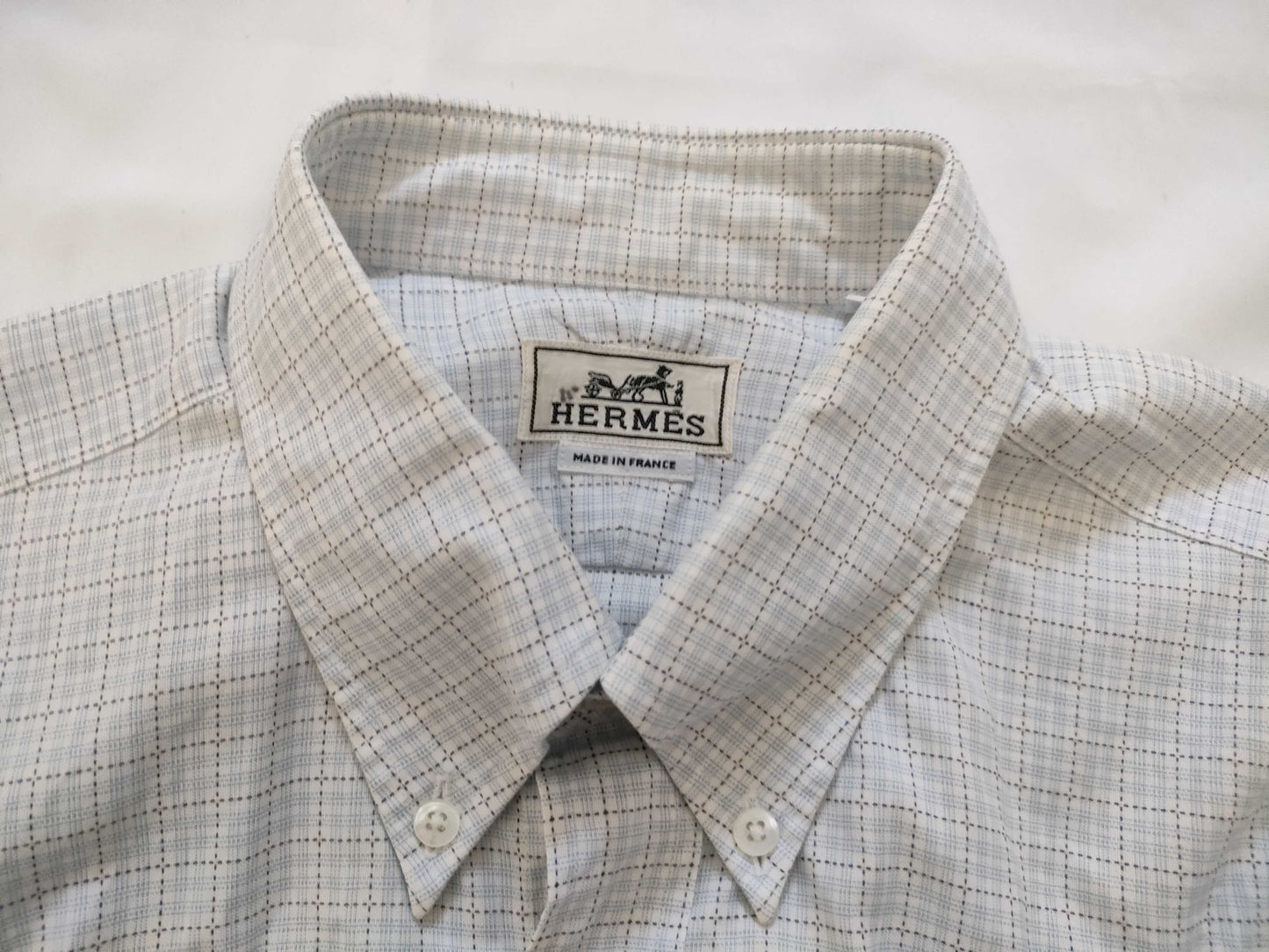 HERMES Serie Button Men's Shirt Men's Shirt