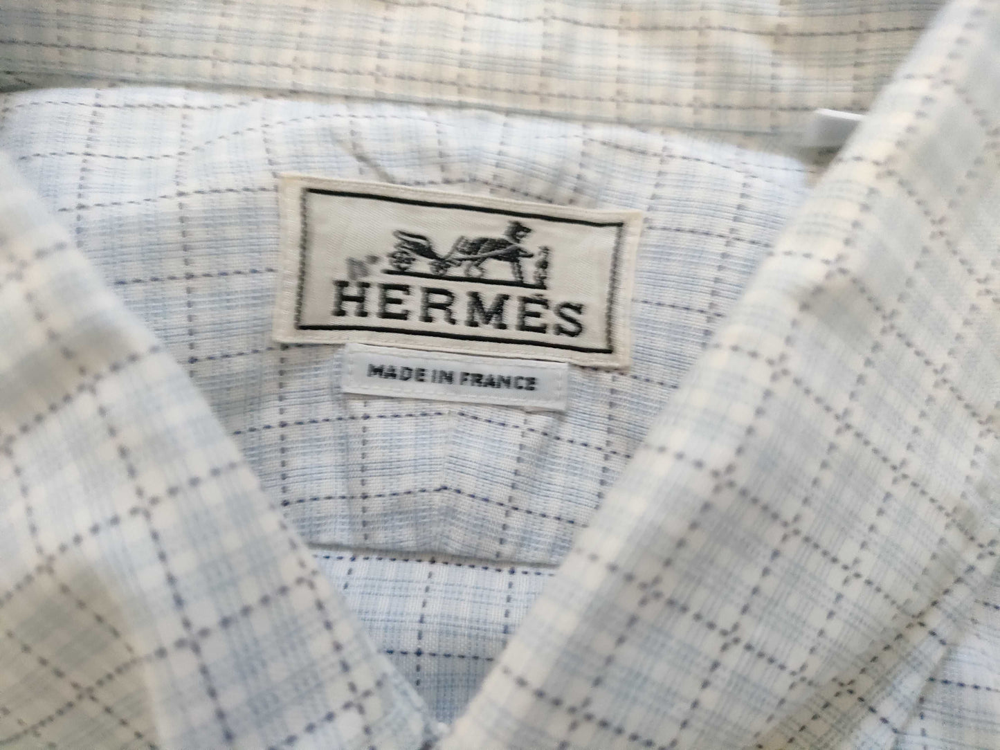 HERMES Serie Button Men's Shirt Men's Shirt