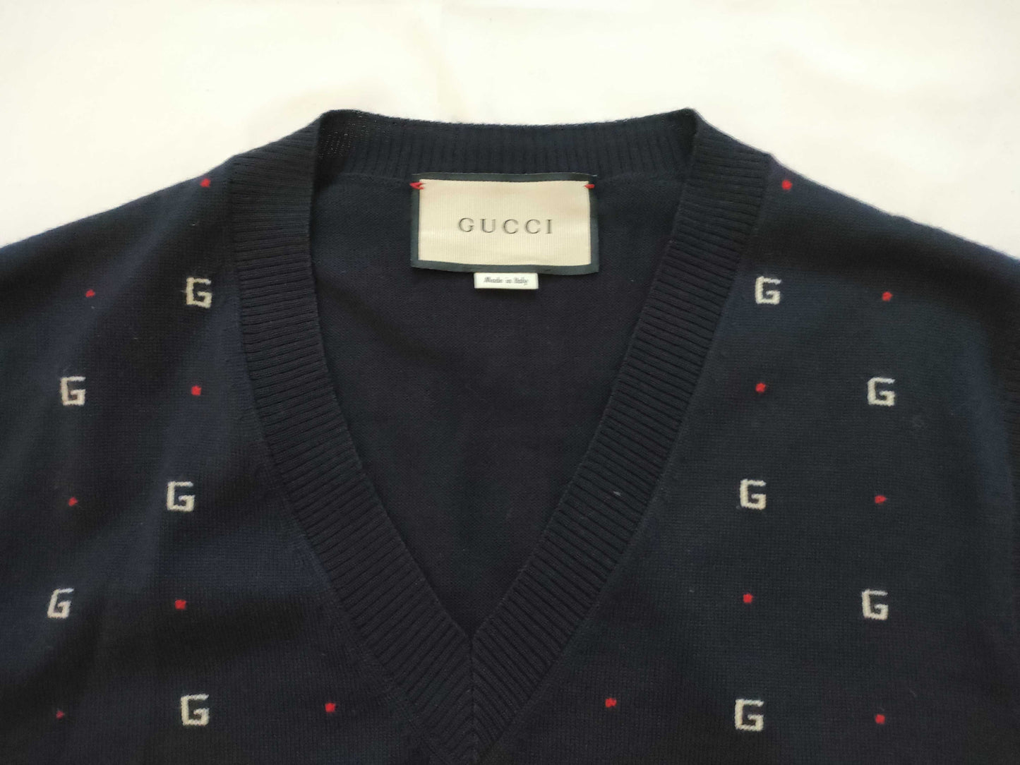 GUCCI GG Pattern Gucci G Knit Vest Vest