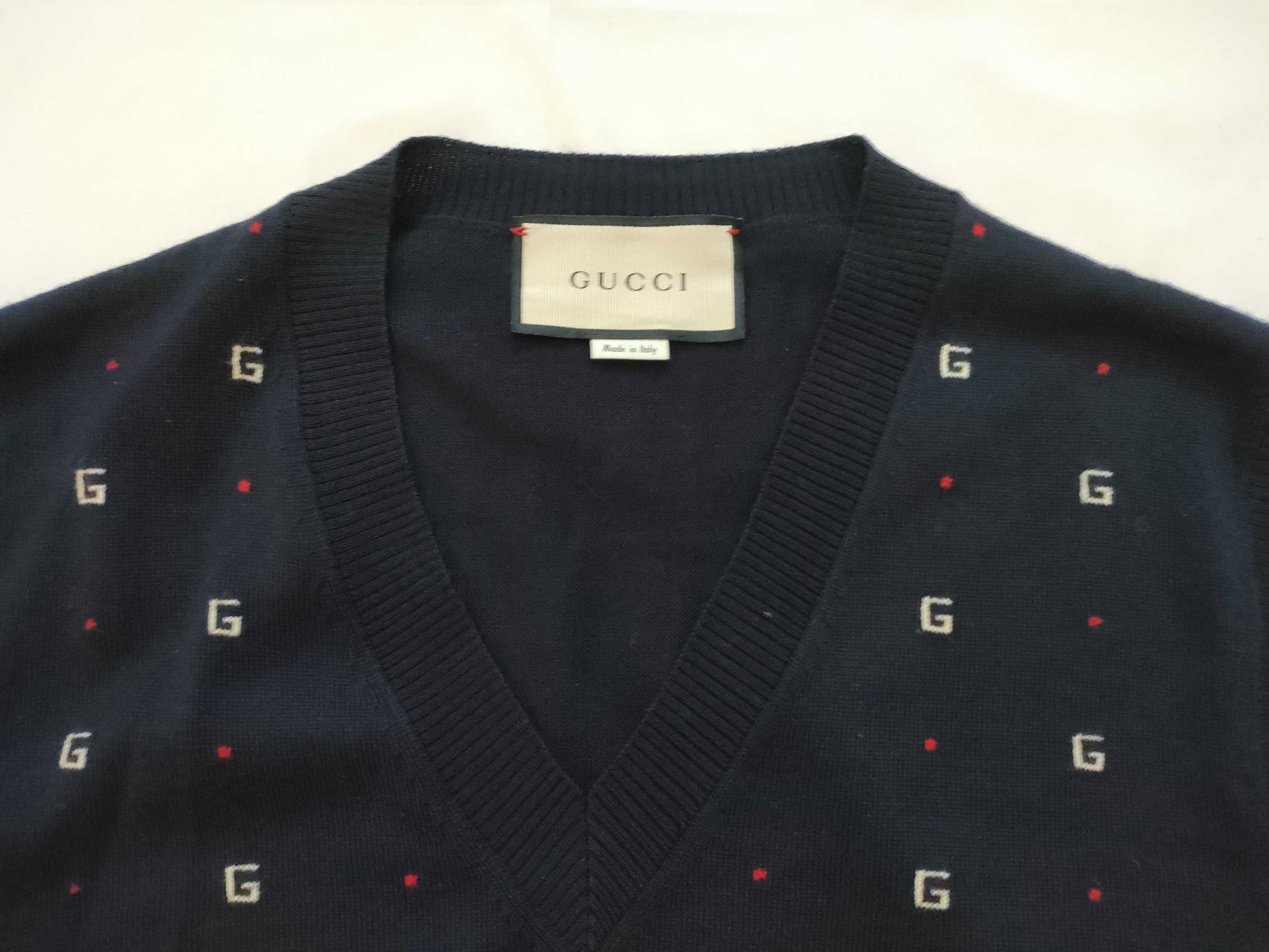 GUCCI GG Pattern Gucci G Knit Vest Vest