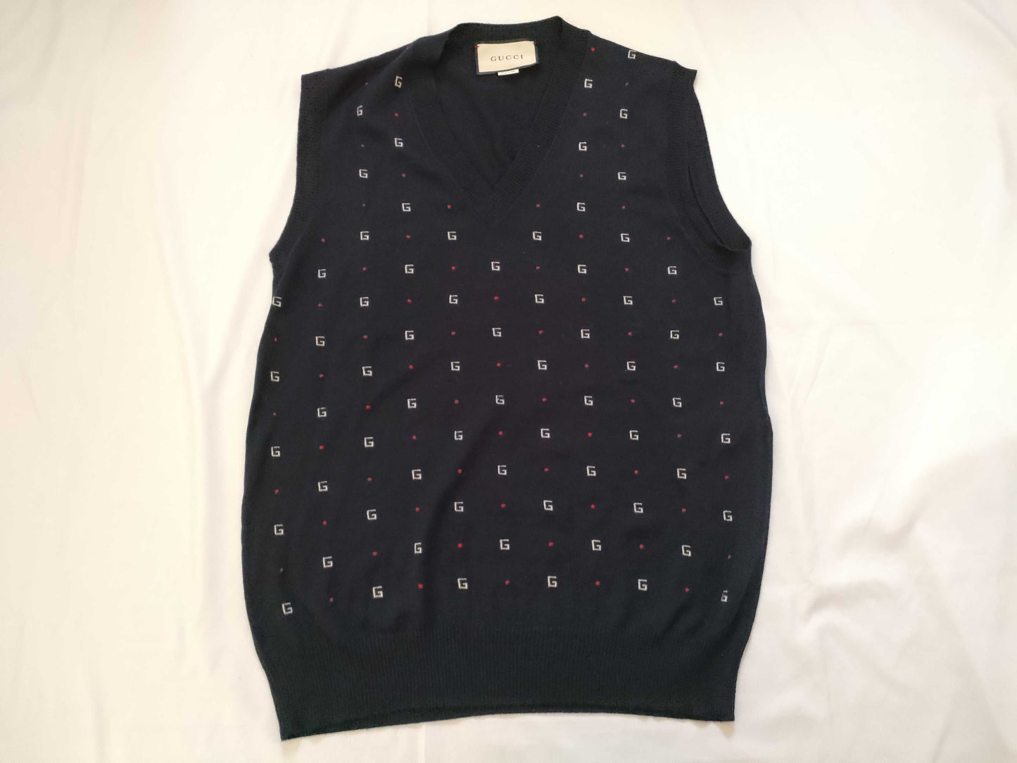 GUCCI GG Pattern Gucci G Knit Vest Vest