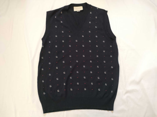 GUCCI GG Pattern Gucci G Knit Vest Vest