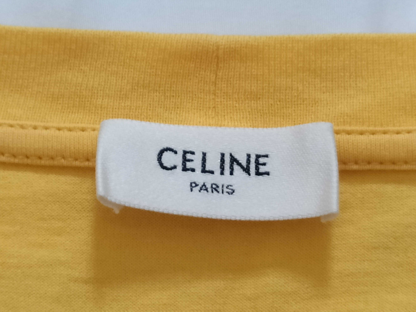 CELINE Celine T-Shirt Yellow T-Shirt
