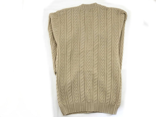 CELINE CELINE Triomfu Gold Button Cable Knitted Cardigan Cardigan