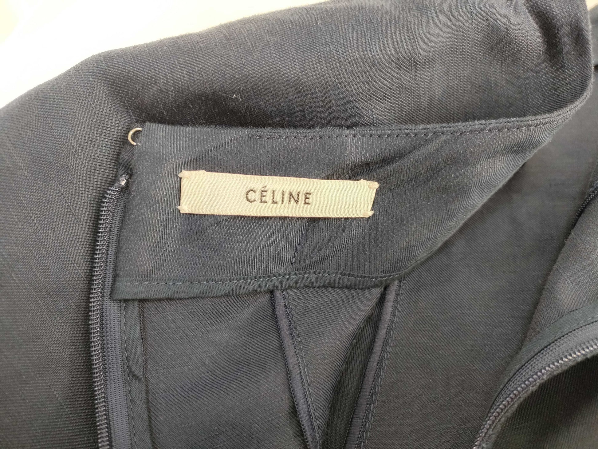 CELINE Phoebe Phase CELINE Linen Asymmetrical Long Skirt Skirt