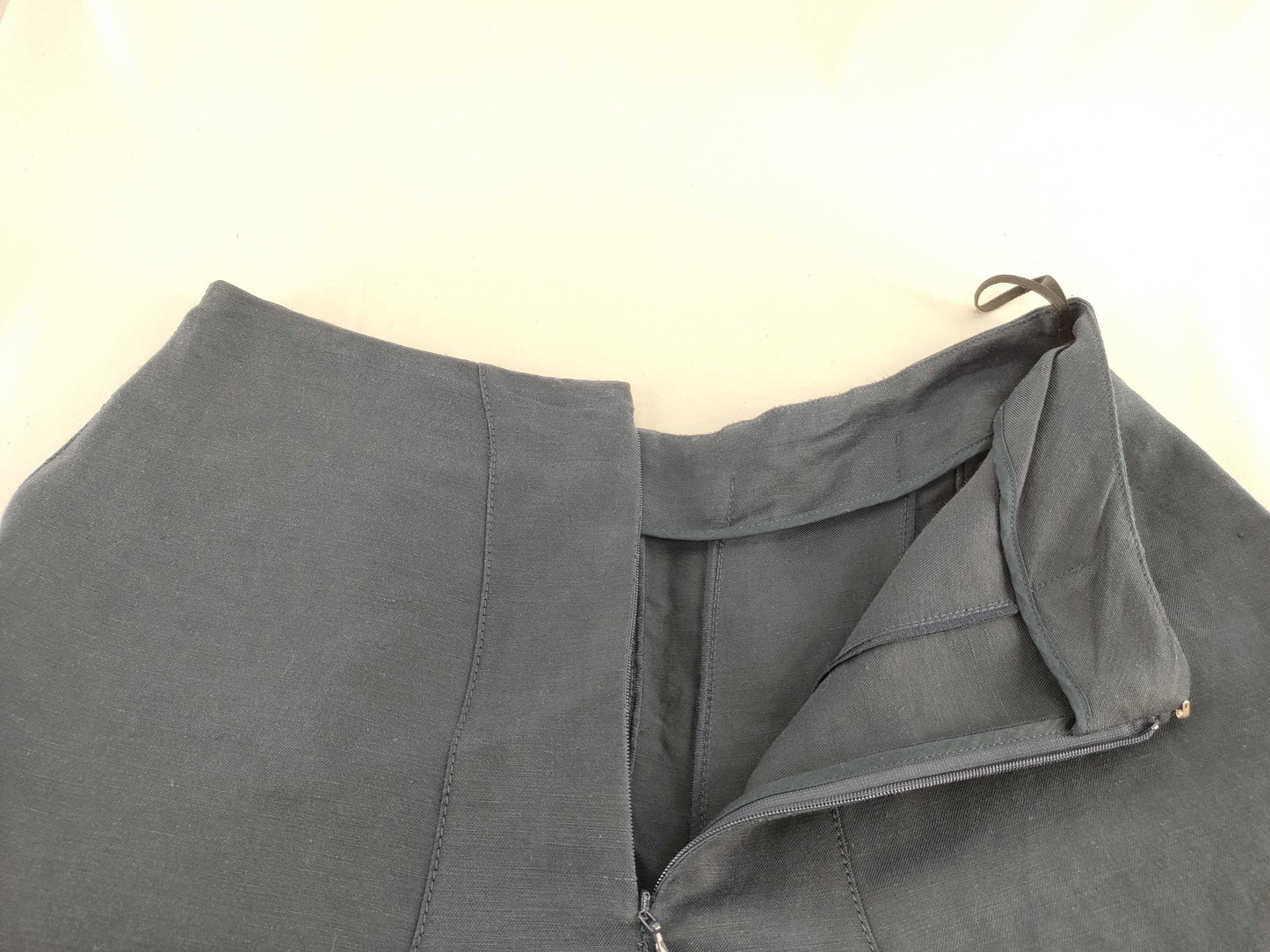 CELINE Phoebe Phase CELINE Linen Asymmetrical Long Skirt Skirt