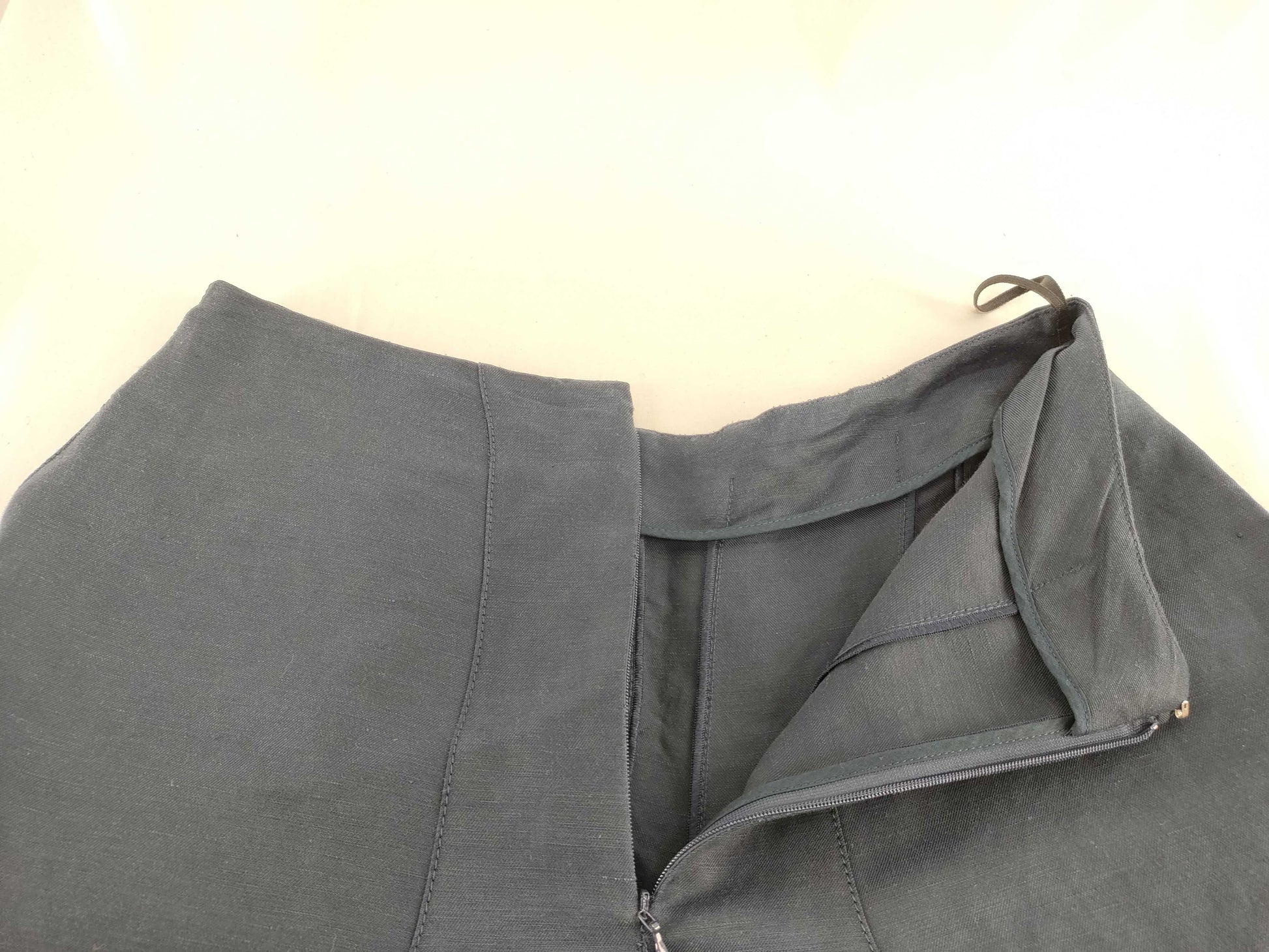 CELINE Phoebe Phase CELINE Linen Asymmetrical Long Skirt Skirt