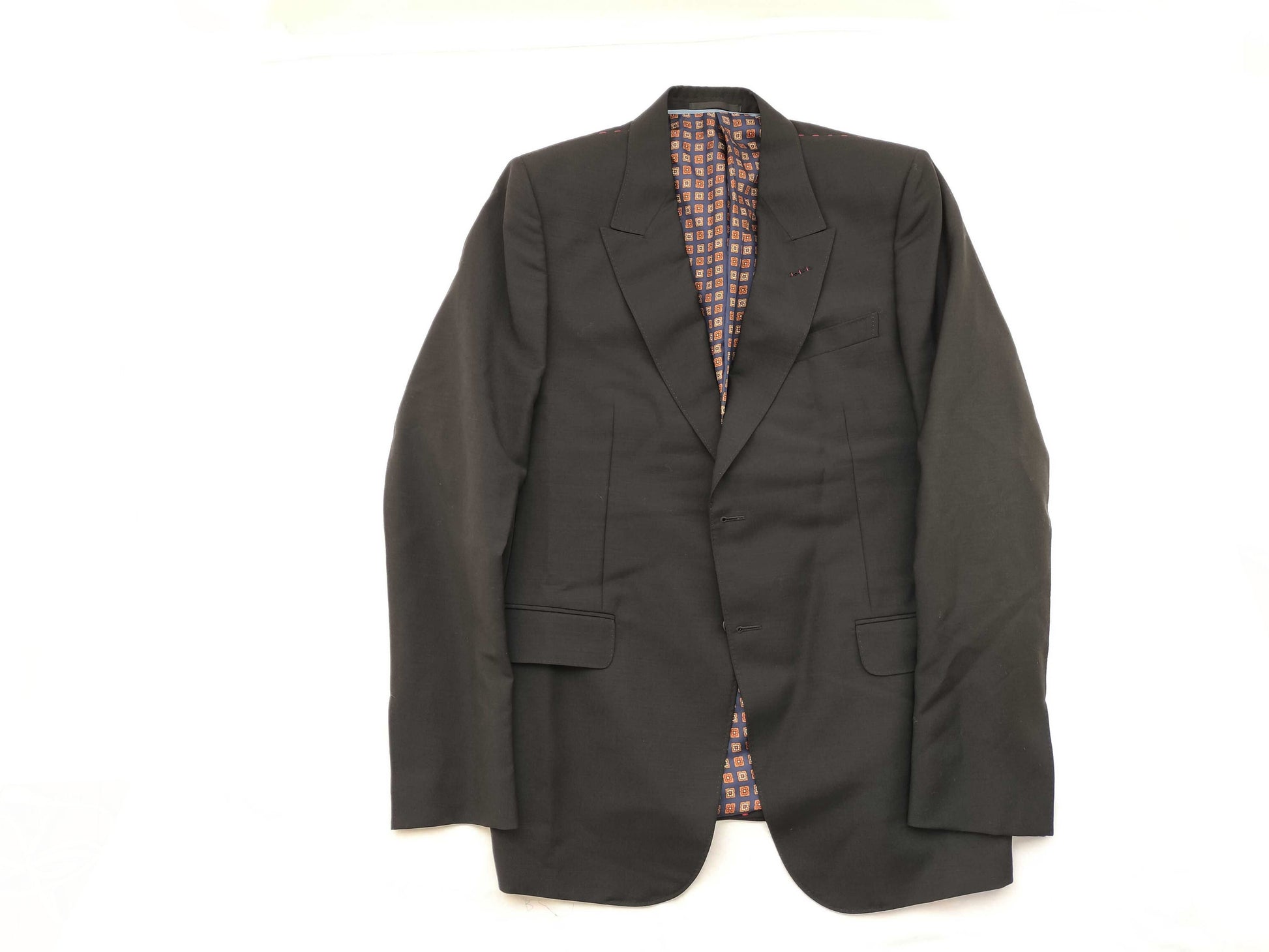 GUCCI Gucci Black Current Pattern Tailored Jacket Jacket