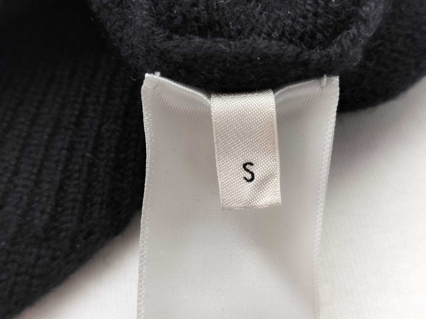 CELINE 100% Cashmere Cardigan Triomphe Hardware Black Cashmere Cardigan