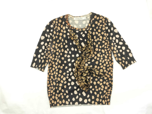 Dior Galliano Christian Dior Bowtie Knit Top