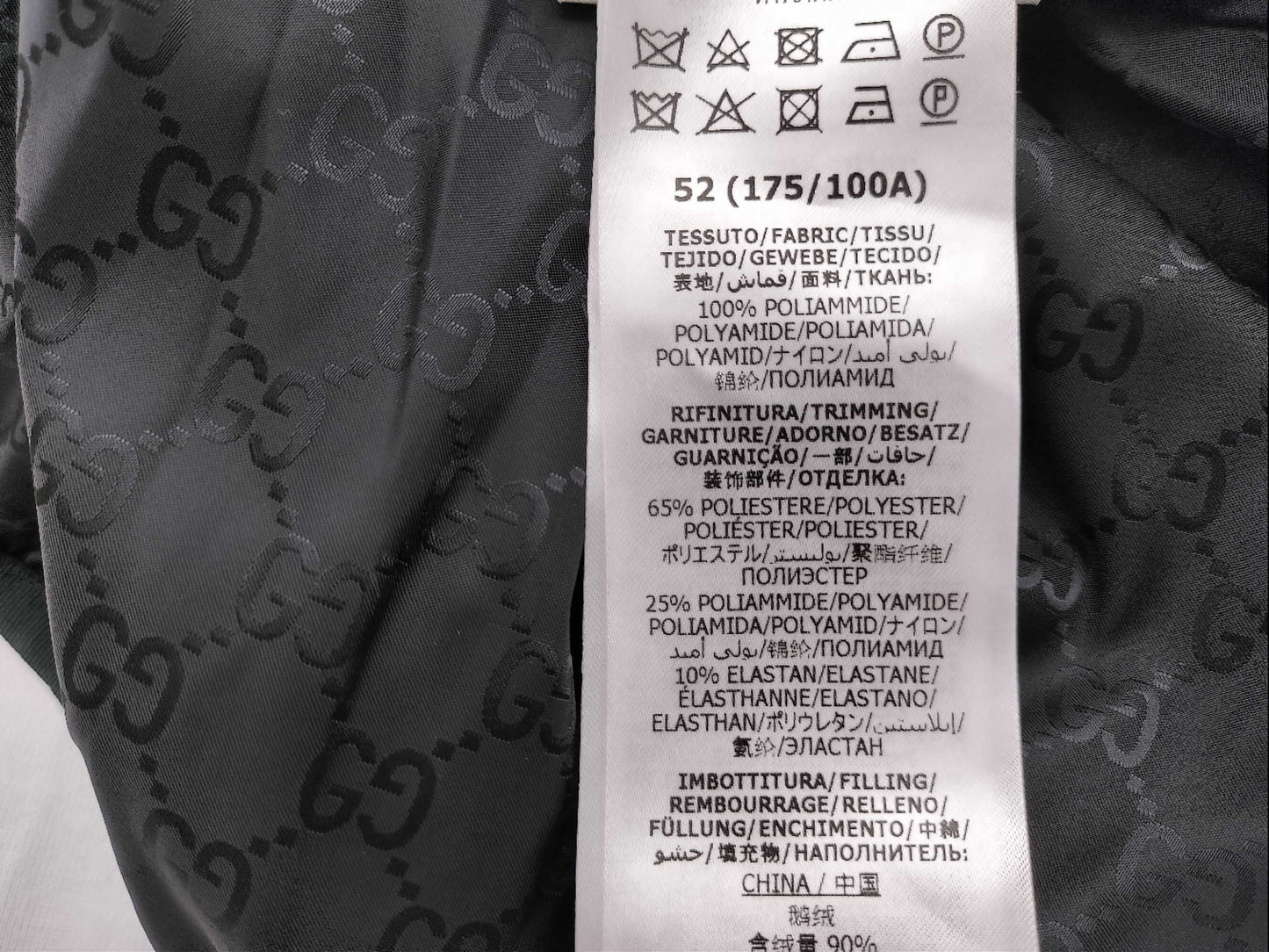 GUCCI Gucci GG Black Down Vest Vest