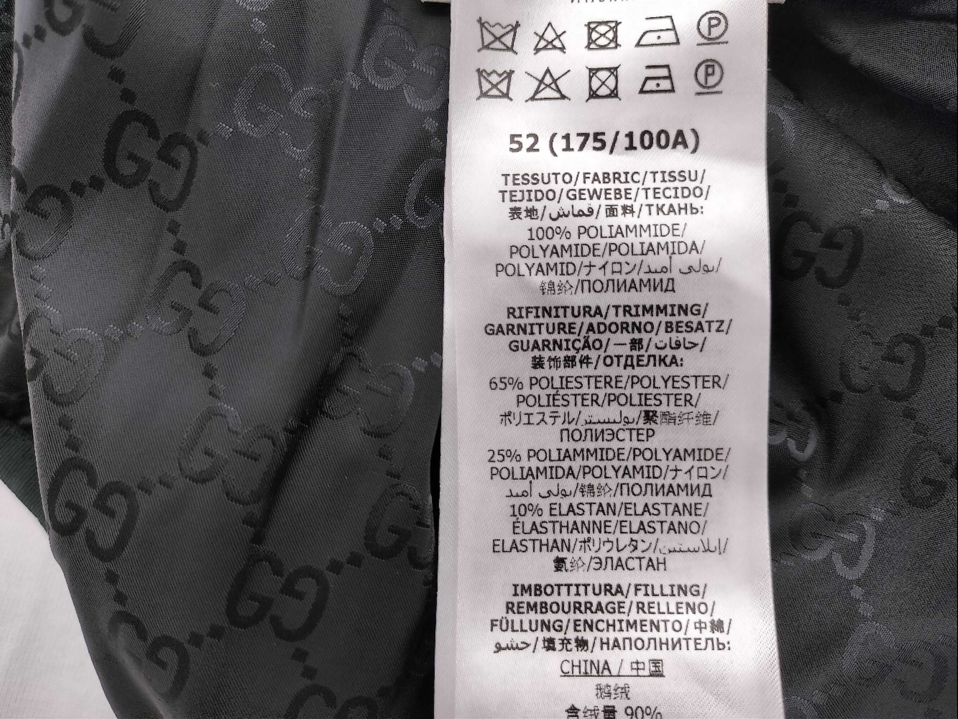 GUCCI Gucci GG Black Down Vest Vest