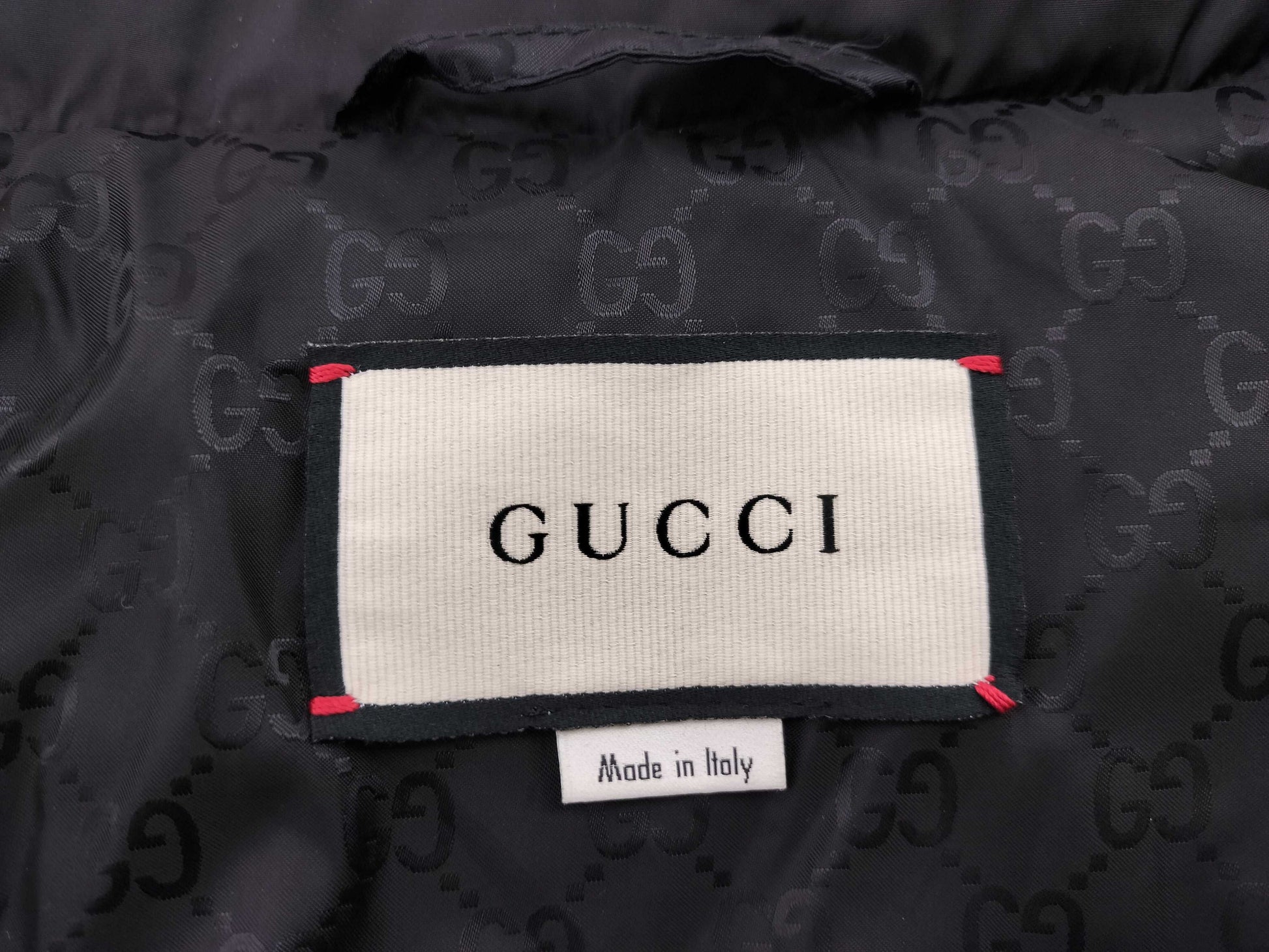 GUCCI Gucci GG Black Down Vest Vest