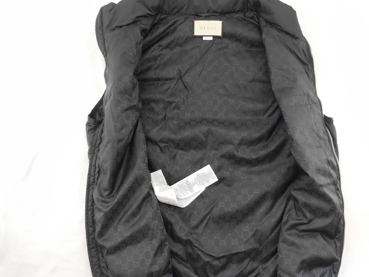 GUCCI Gucci GG Black Down Vest Vest