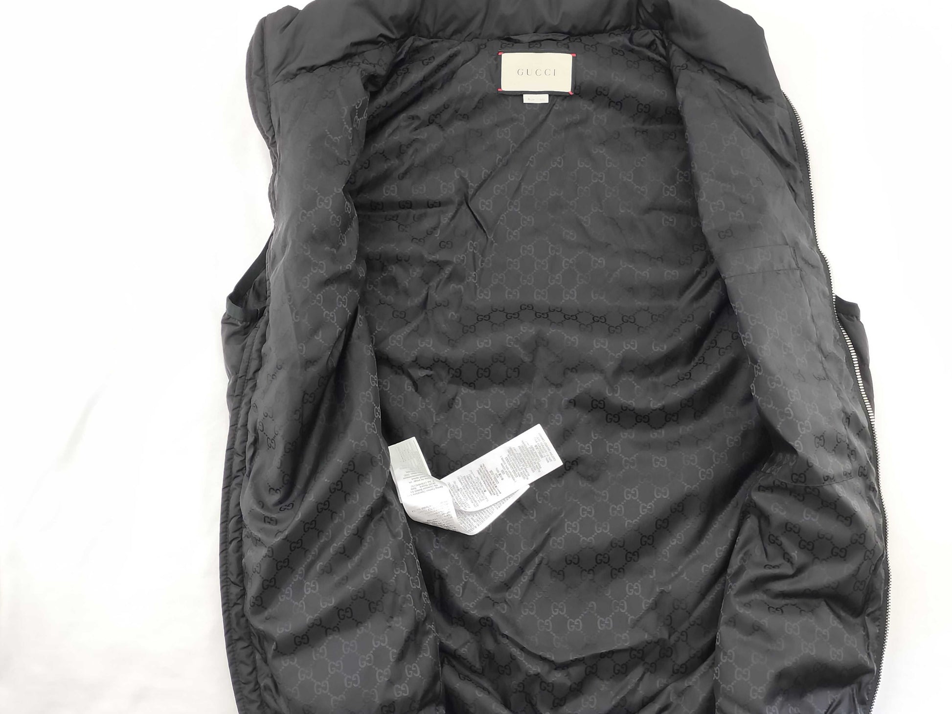 GUCCI Gucci GG Black Down Vest Vest