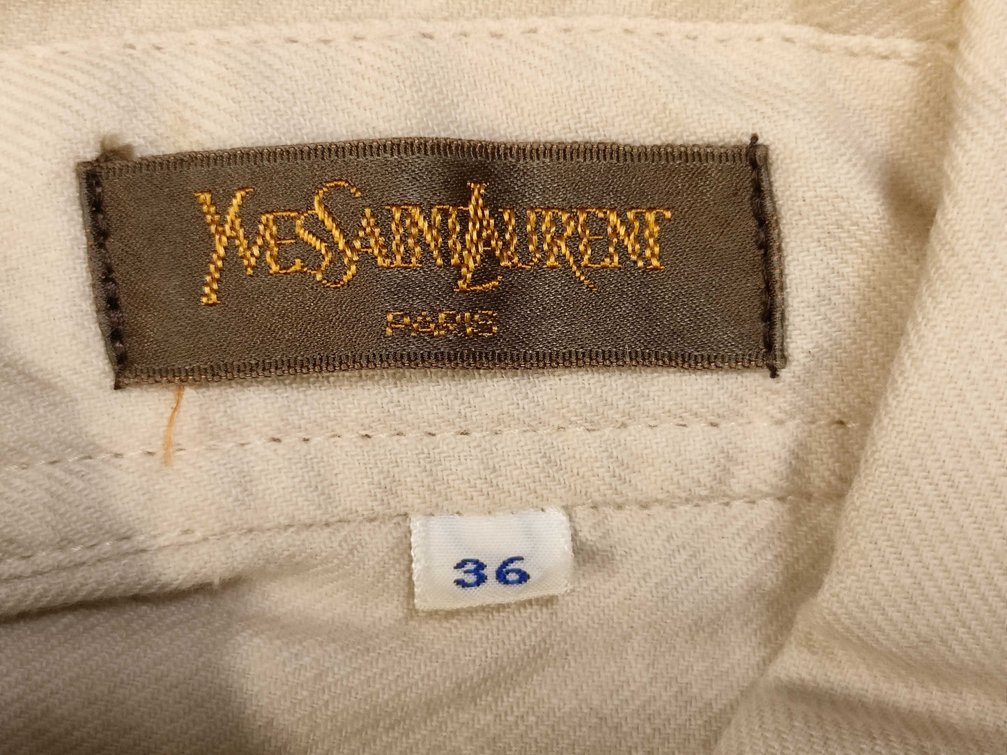 Yves Saint Laurent Saint Laurent YSL Embroidery Tops Tops