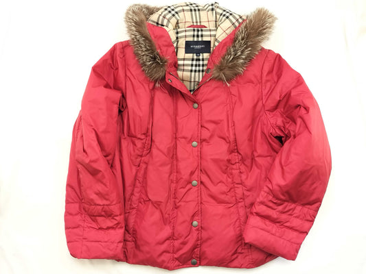 BURBERRY Fur Down Jacket Jacket