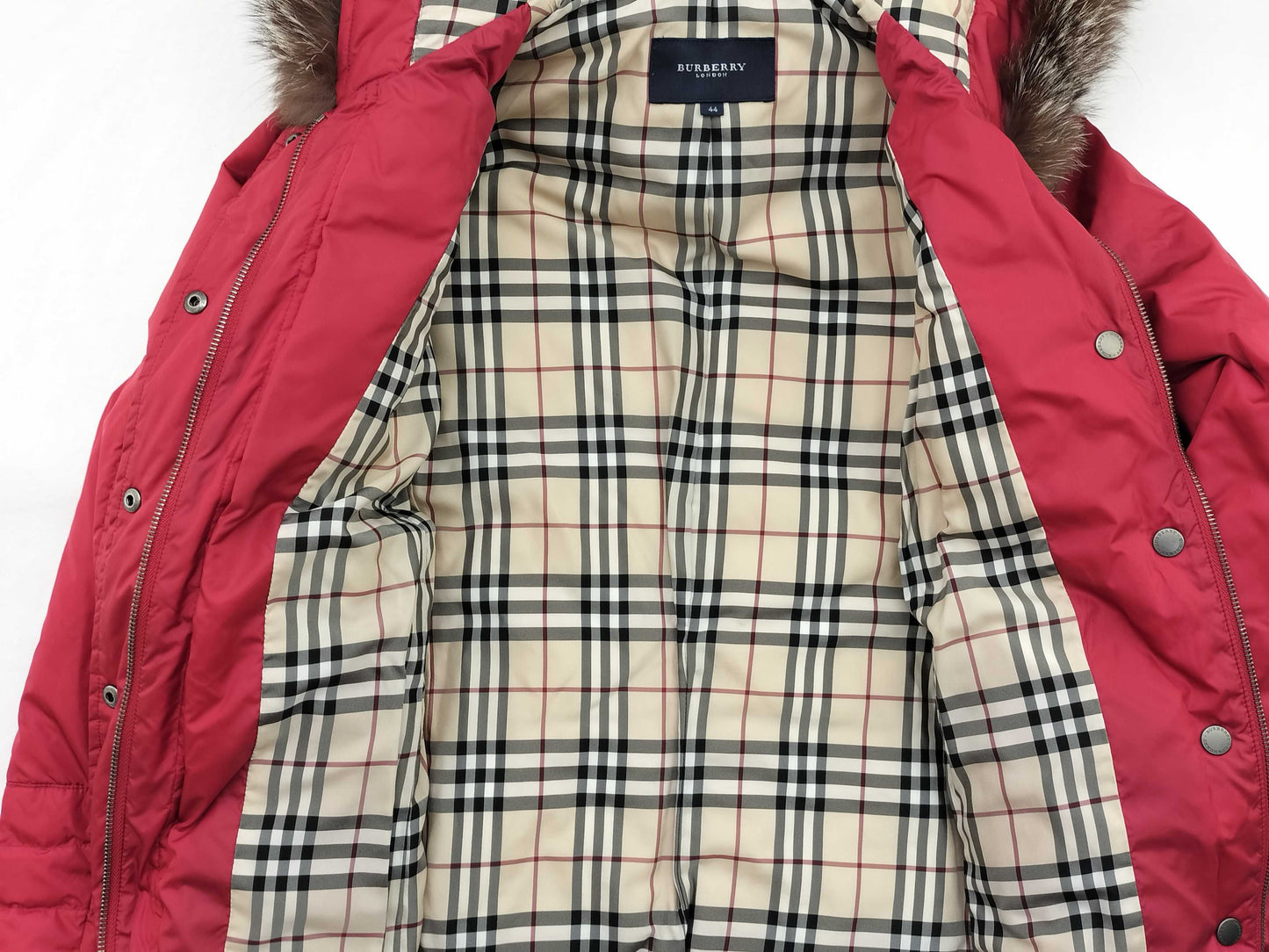 BURBERRY Fur Down Jacket Jacket