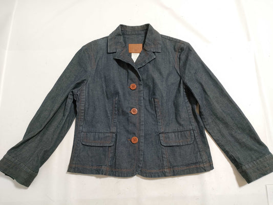 CELINE Denim Jacket Logo Button Jacket