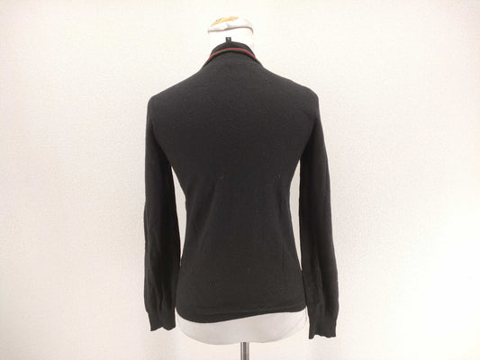 GUCCI Sherry Line Gucci Knit Black Red Green Top