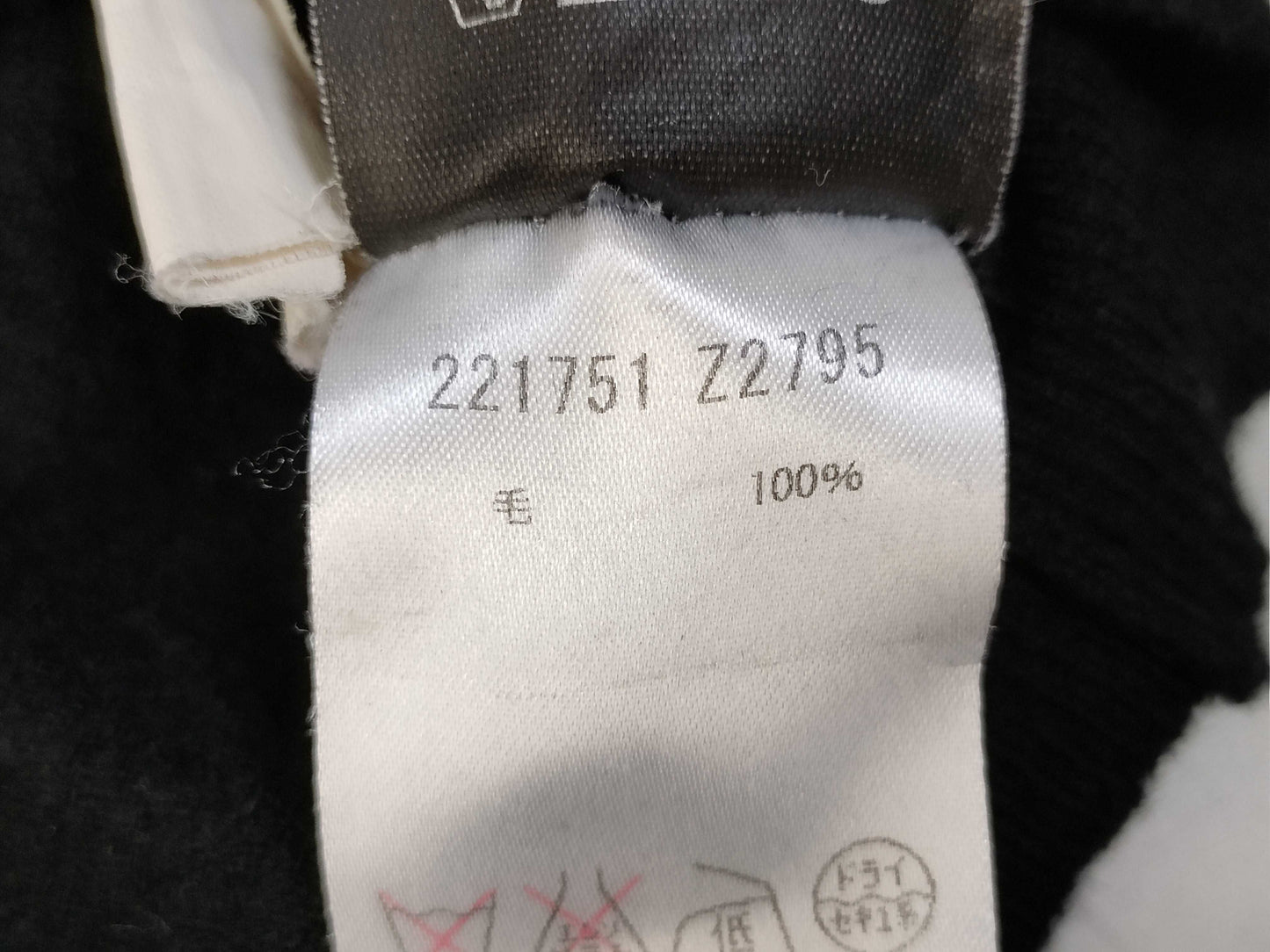 GUCCI Sherry Line Gucci Knit Black Red Green Top