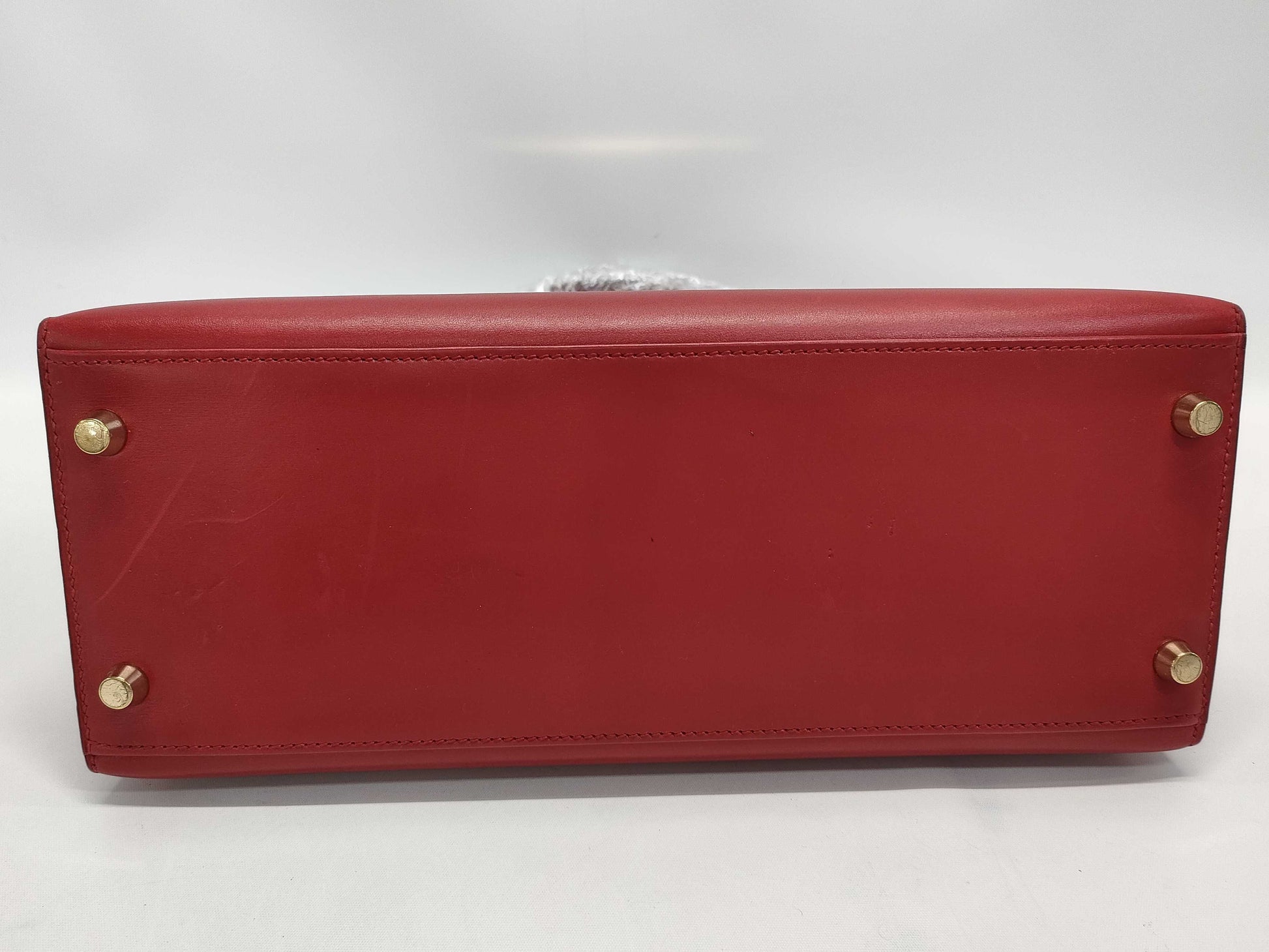 HERMES Kelly Red Handbag