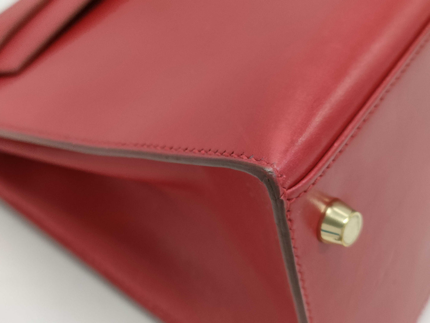 HERMES Kelly Red Handbag