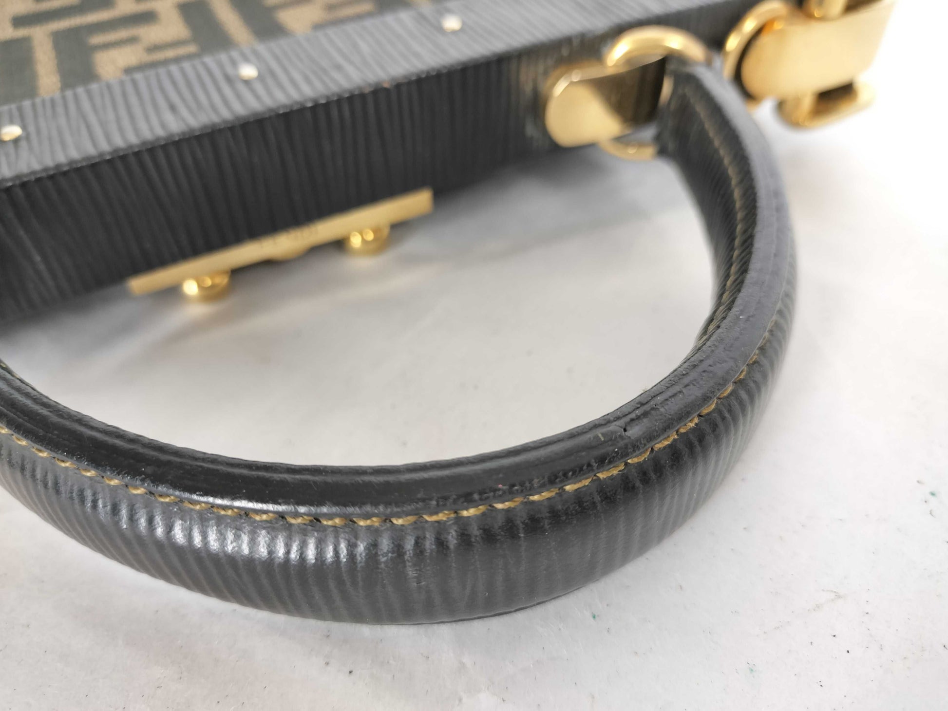 FENDI Zucca Hand Brown Handbag