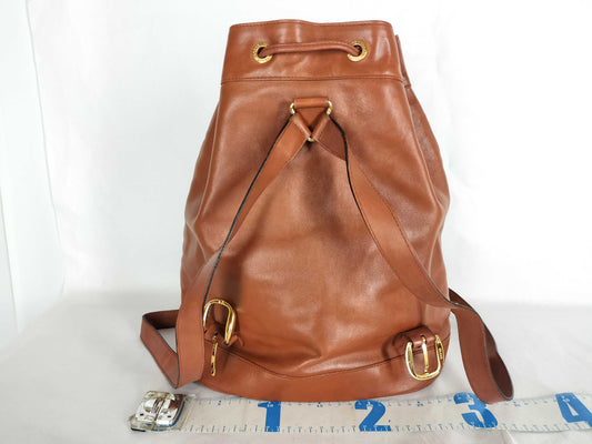GUCCI Bamboo Gucci Bamboo Drawstring Rucksack Brown Rucksack