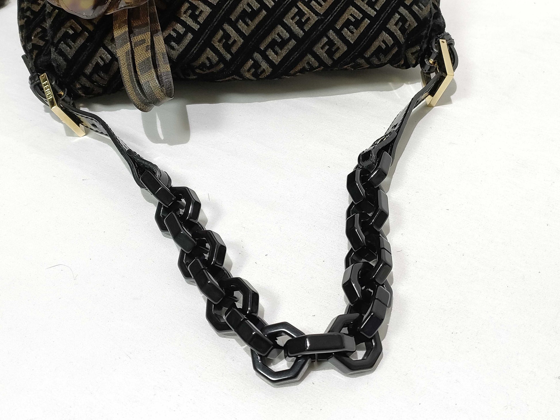 FENDI FENDI Fendi Mamma Bucket Velor Bag Shoulder Bag