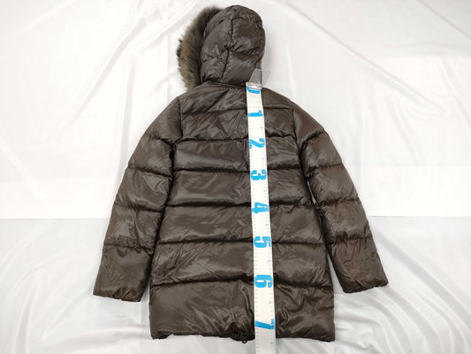 DUVETICA kappa raccoon fur down coat, size 38