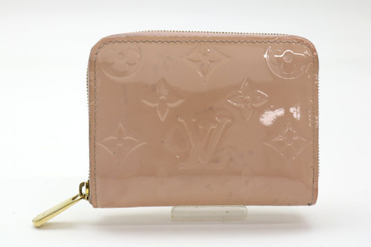 LOUIS VUITTON Monogram Verni Zippy Coin Purse Coin Case