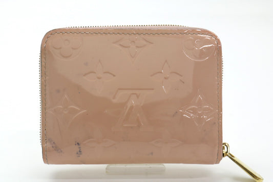 LOUIS VUITTON Monogram Verni Zippy Coin Purse Coin Case
