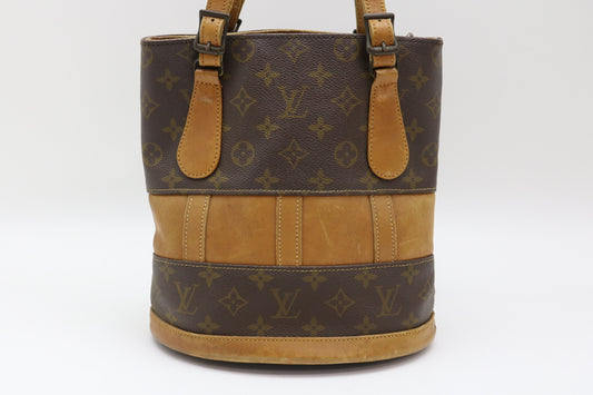 LOUIS VUITTON Monogram Bucket PM USA Tote Bag