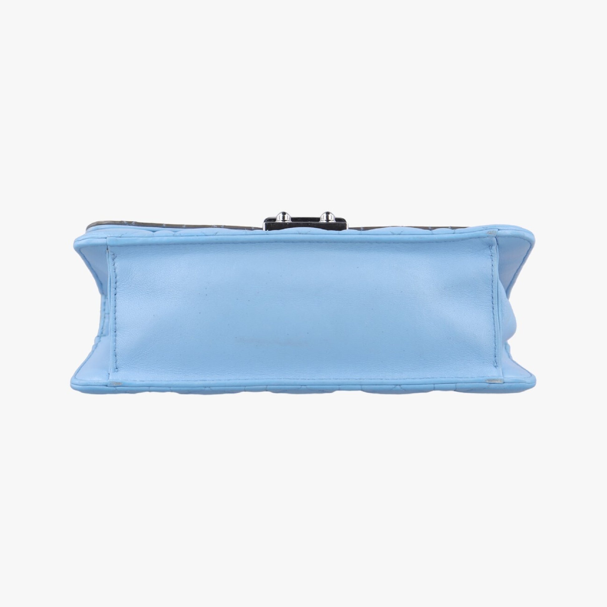 Dior Cannage New Rock Blue x Multicolor Lambskin x Patent 12-MA-0185 Shoulder Bag