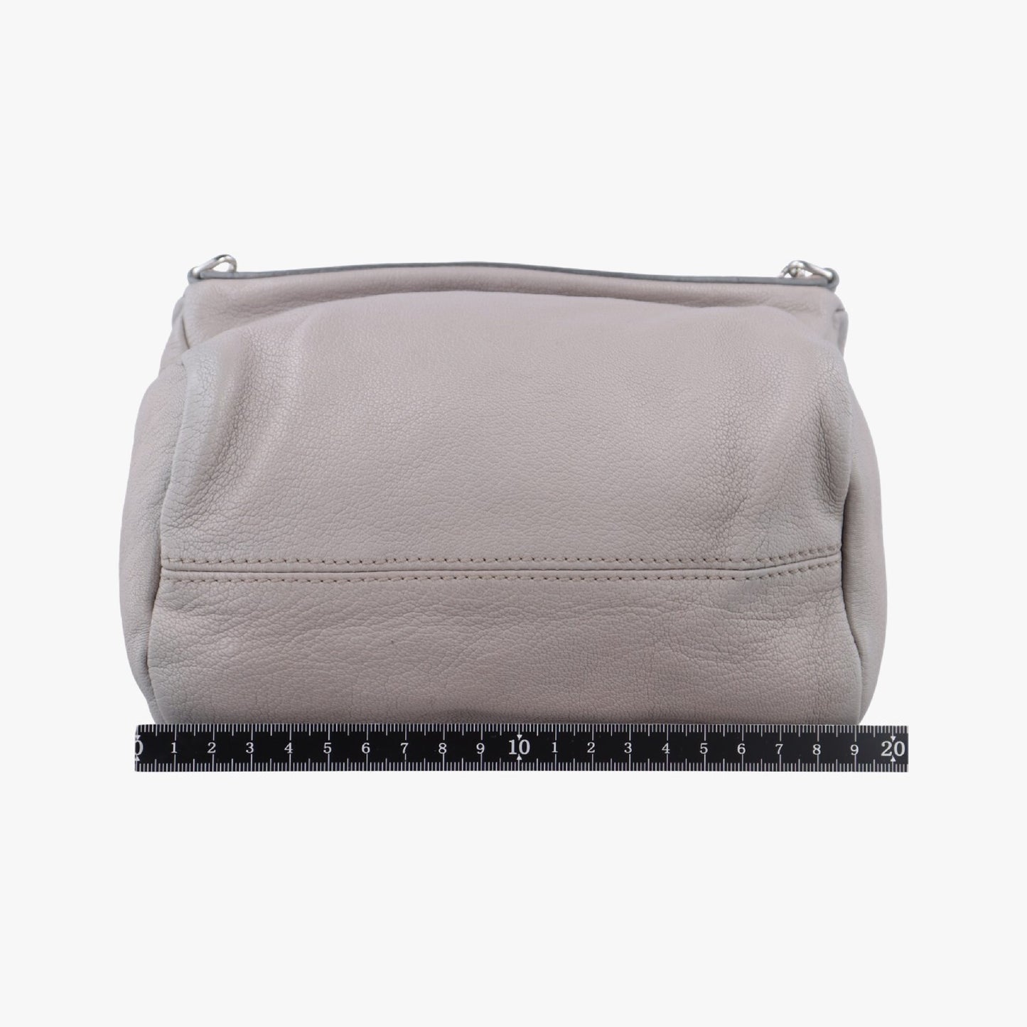 GIVENCHY Pandora Grey Leather EF E 0186 Shoulder Bag
