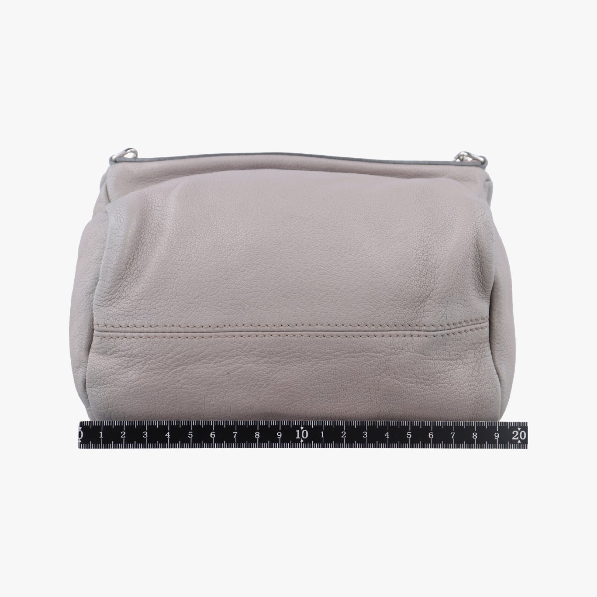 GIVENCHY Pandora Grey Leather EF E 0186 Shoulder Bag