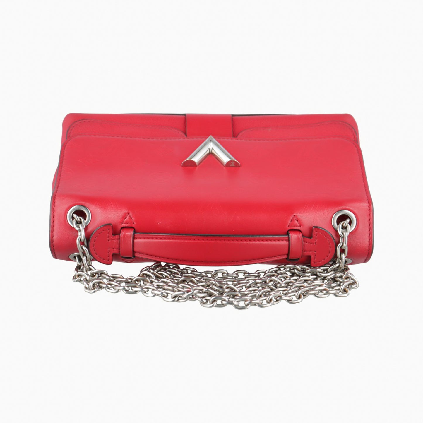 LOUIS VUITTON Verry Chain Bag Ruby Leather M44285FO 0168 Shoulder Bag