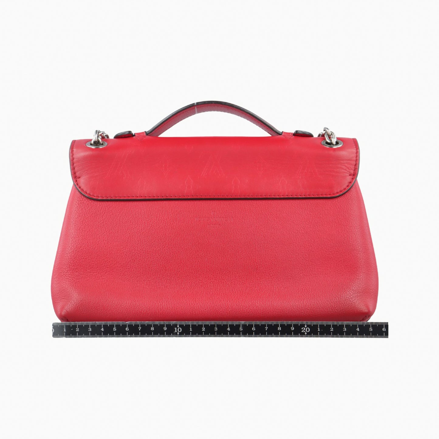 LOUIS VUITTON Verry Chain Bag Ruby Leather M44285FO 0168 Shoulder Bag