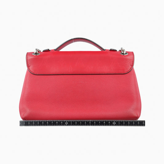 LOUIS VUITTON Very Chain Bag Ruby Leather M44285FO 0168 Shoulder Bag