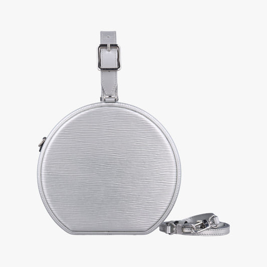 LOUIS VUITTON Petit Boit Chapeau Silver Epi M53074PL0158 Shoulder Bag